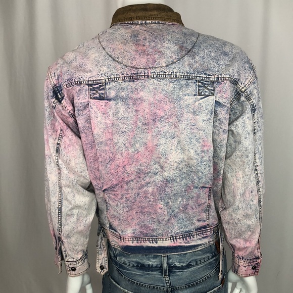 Mirage Vintage Acid Wash Denim Jacket - Picture 6 of 10